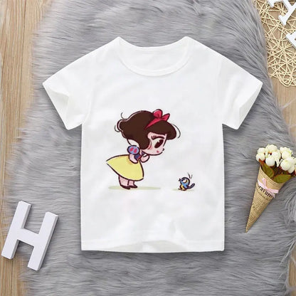 T-Shirt motif Princesse dessins animés