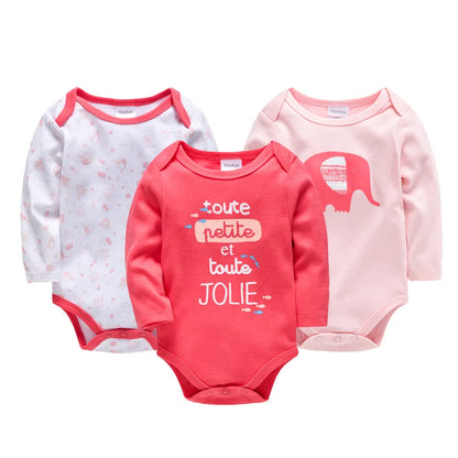 Baby girl/boy bodysuits in packs of 3/6 pieces 