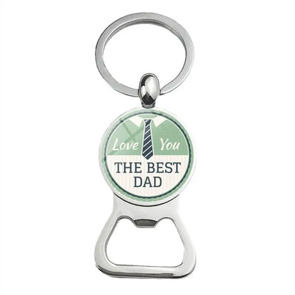 Porte-clés Ouvre Bouteille  Super Papa