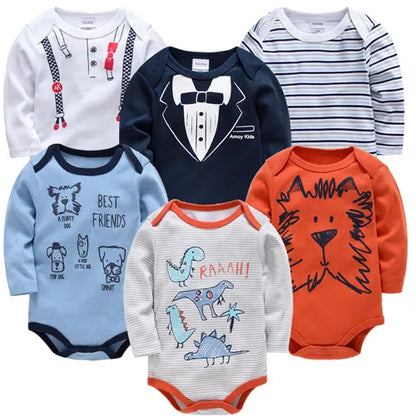 Baby girl/boy bodysuits in packs of 3/6 pieces 