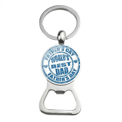 Porte-clés Ouvre Bouteille  Super Papa