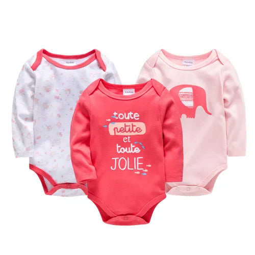 Baby girl/boy bodysuits in packs of 3/6 pieces 