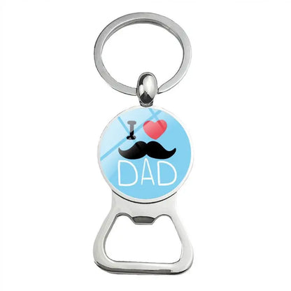 Porte-clés Ouvre Bouteille  Super Papa