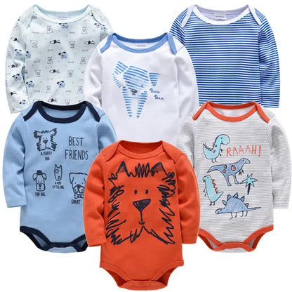Baby girl/boy bodysuits in packs of 3/6 pieces 