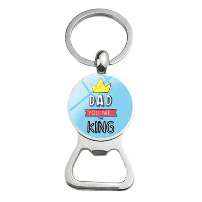Porte-clés Ouvre Bouteille  Super Papa