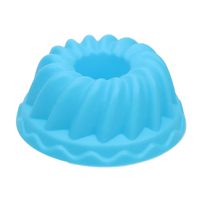 Set of 12 small silicone cupcake molds 