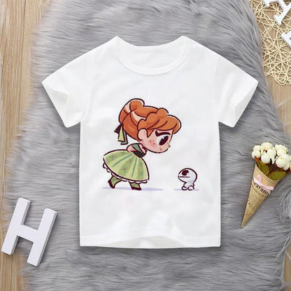 T-Shirt motif Princesse dessins animés