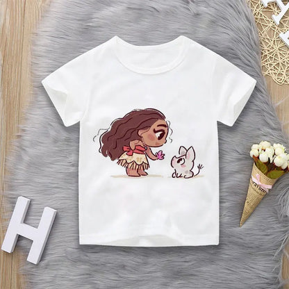 T-Shirt motif Princesse dessins animés