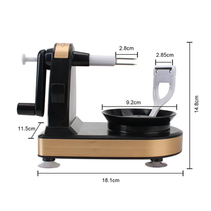 Fruit and vegetable peeler and slicer 