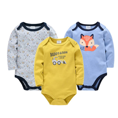 Baby girl/boy bodysuits in packs of 3/6 pieces 