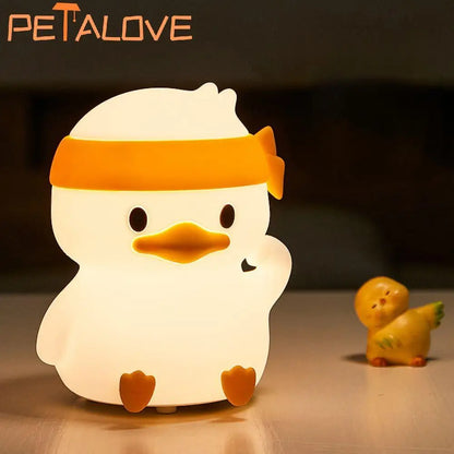 Rechargeable LED night light in the shape of animals, clouds, stars,... 