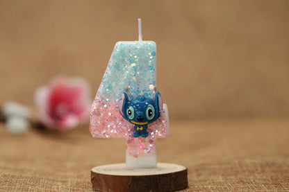 Stitch Birthday Candle 
