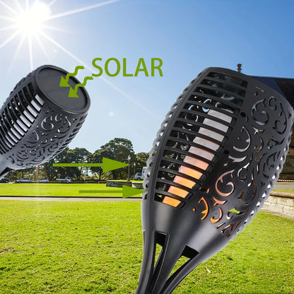 LED solar flame imitation lamp