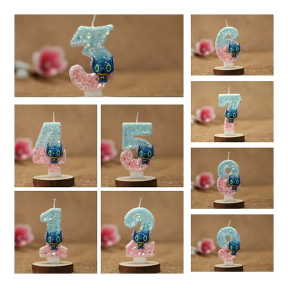Stitch Birthday Candle 