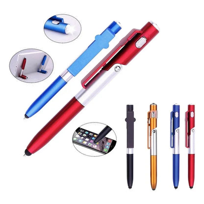 Multifunctional foldable ballpoint pen with LED light 