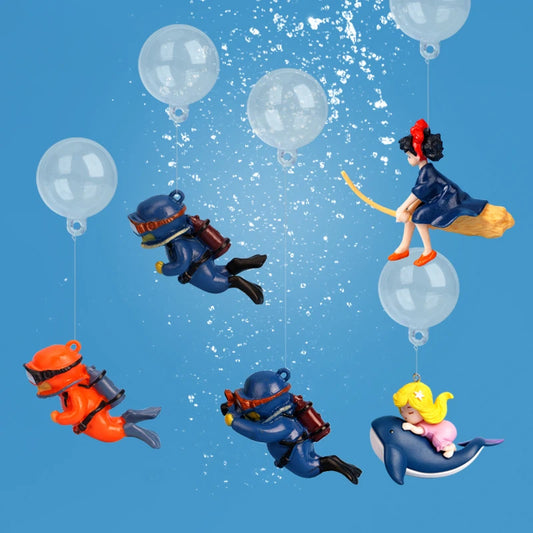 Mini diver aquarium decoration 