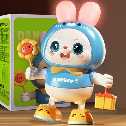 Electronic dancing rabbit toy 