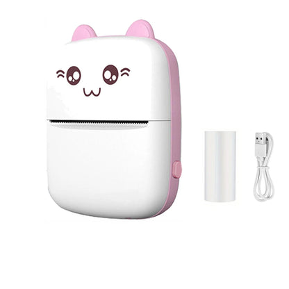 Mini Imprimante Bluetooth Thermique chaton