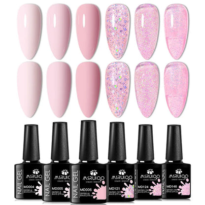 Lot de 6 Vernis à Ongles Gel