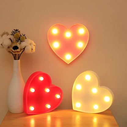 LOVE or Heart LED light decoration 