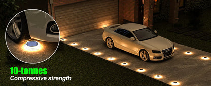 LED solar outdoor lights for gardens, walls, terraces 