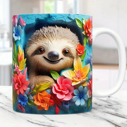 3D effect animal mug 