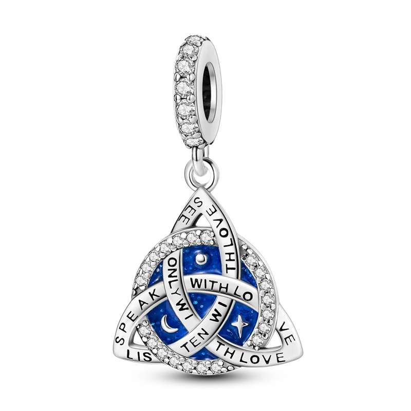 Charms Série Bleue en argent 925