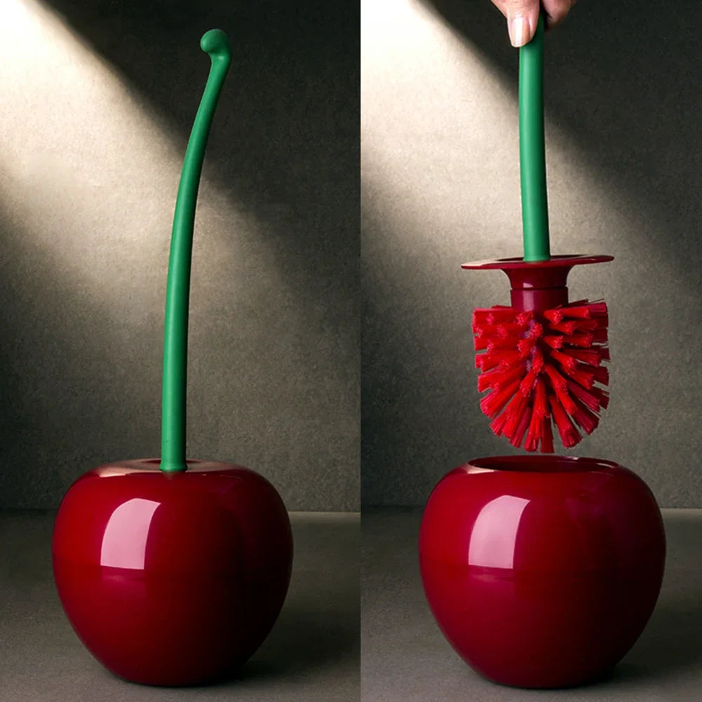 Fruit-shaped toilet brush 