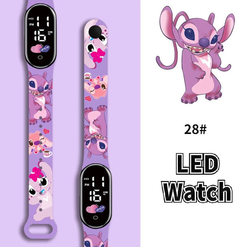 Montres Stitch et Angel Tactile pour Enfant
