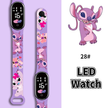 Montres Stitch et Angel Tactile pour Enfant