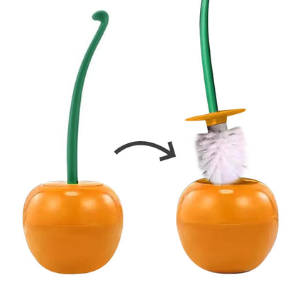 Fruit-shaped toilet brush 