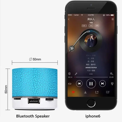 Mini luminous Bluetooth speaker 