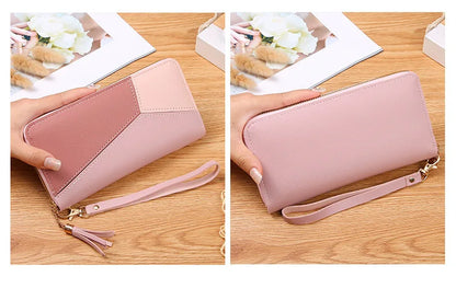 Women's PU Leather Long Wallet