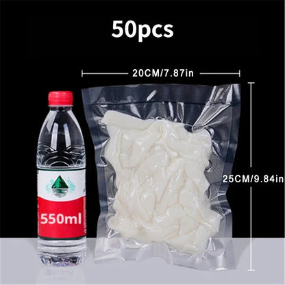Sachets pour Machine de mise Sous Vide/Scelleuse en lot de 50PCS