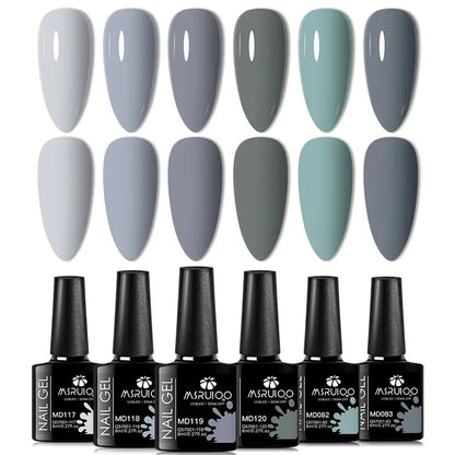 Lot de 6 Vernis à Ongles Gel