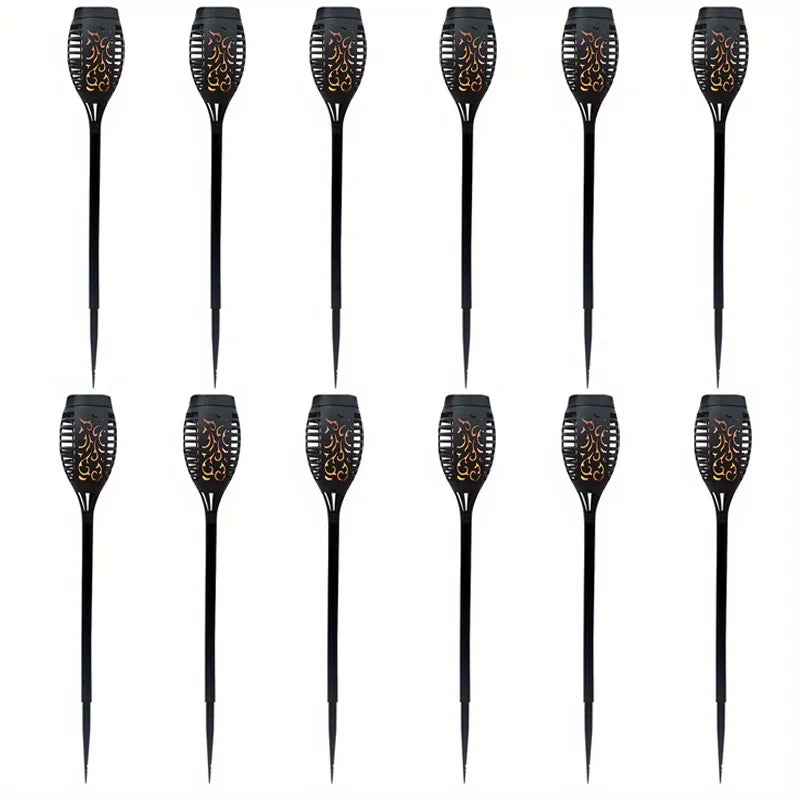 LED solar flame imitation lamp