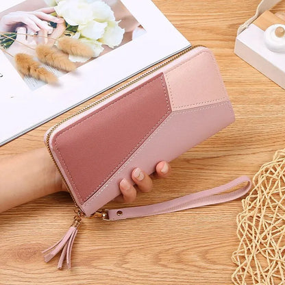 Women's PU Leather Long Wallet