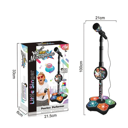 Karaoke Microphone with Stand for Kids 