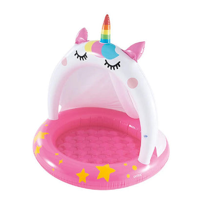 Inflatable parasol pools for children