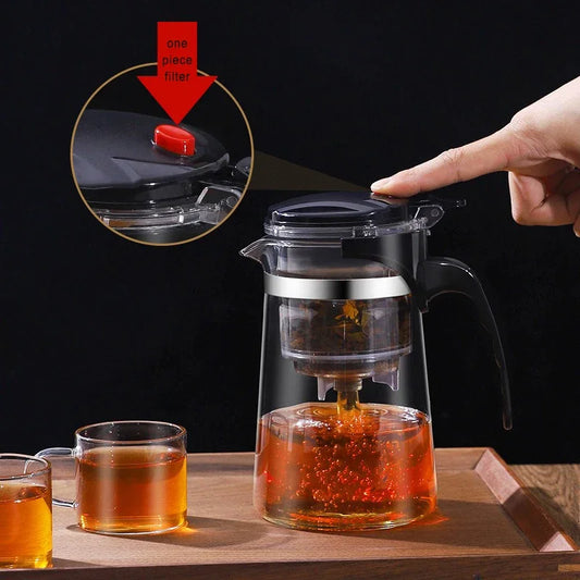 Théière en Verre avec Filtrage