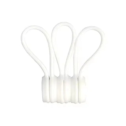 Reusable magnetic cable ties 