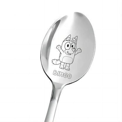 Couverts de Table Bluey Bingo pour Enfants