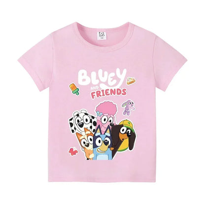 Tee-Shirt à Manches Courtes Bluey