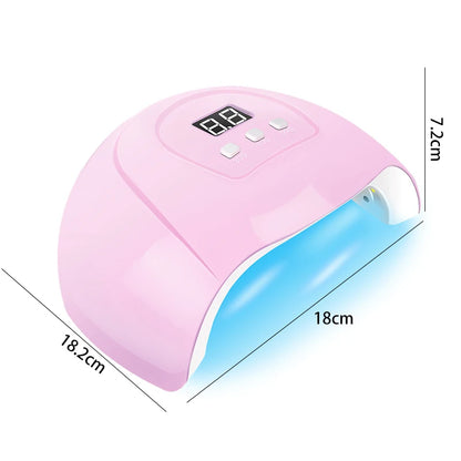 Kit Complet de Manucure avec Vernis, Ponceuse, Lampe UV,...