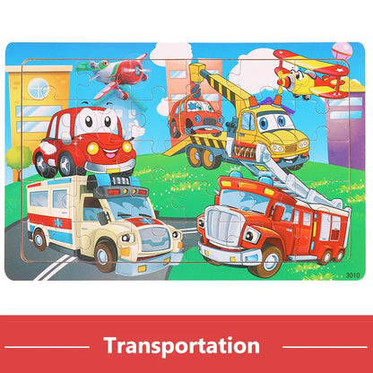 Puzzles en Bois 12 ou 30 Pièces pour Enfant