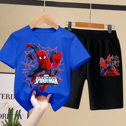 Ensemble T-shirts et Short Spiderman