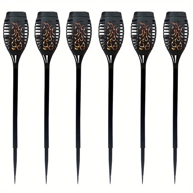 LED solar flame imitation lamp