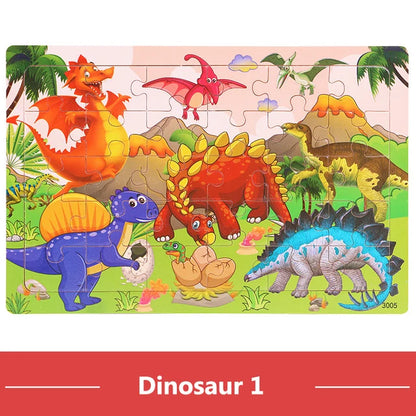 Puzzles en Bois 12 ou 30 Pièces pour Enfant