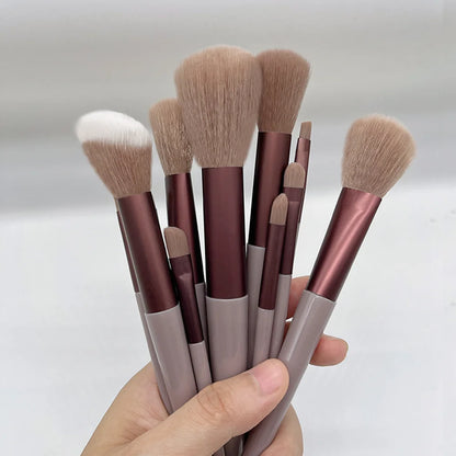 Ensemble de 13 Pinceaux de Maquillage tout doux
