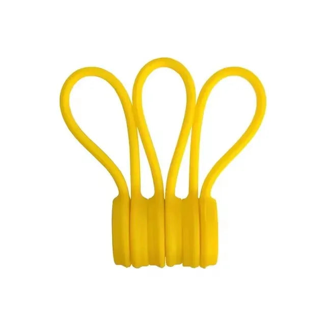 Reusable magnetic cable ties 